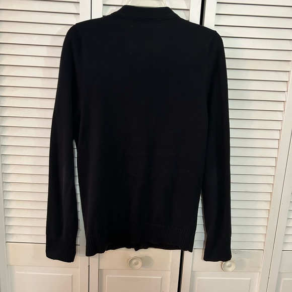 Abercrombie & Fitch Women’s Navy Cardigan Sweater - Picture 2 of 4